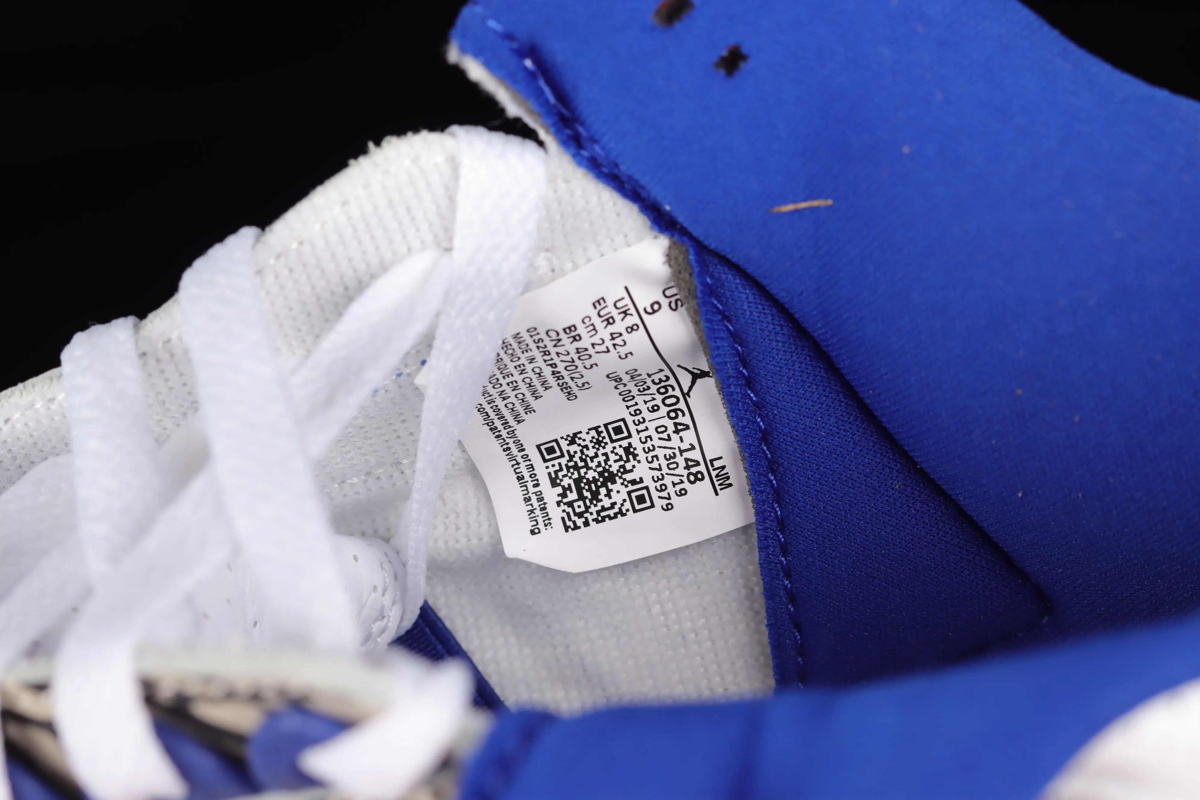 All categories Air Jordan Jordan series basketball shoes Air Jordan 3 pure original version Air Jordan 3 Retro "Knicks" AJ3 Joe 3 Knicks color matching 136064-148